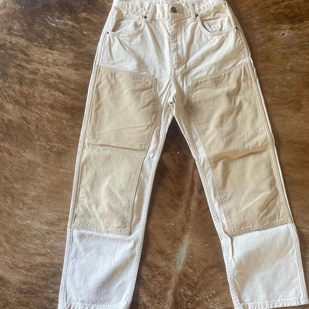 Rudy Jude Utility Jeans in Sand, Size 2